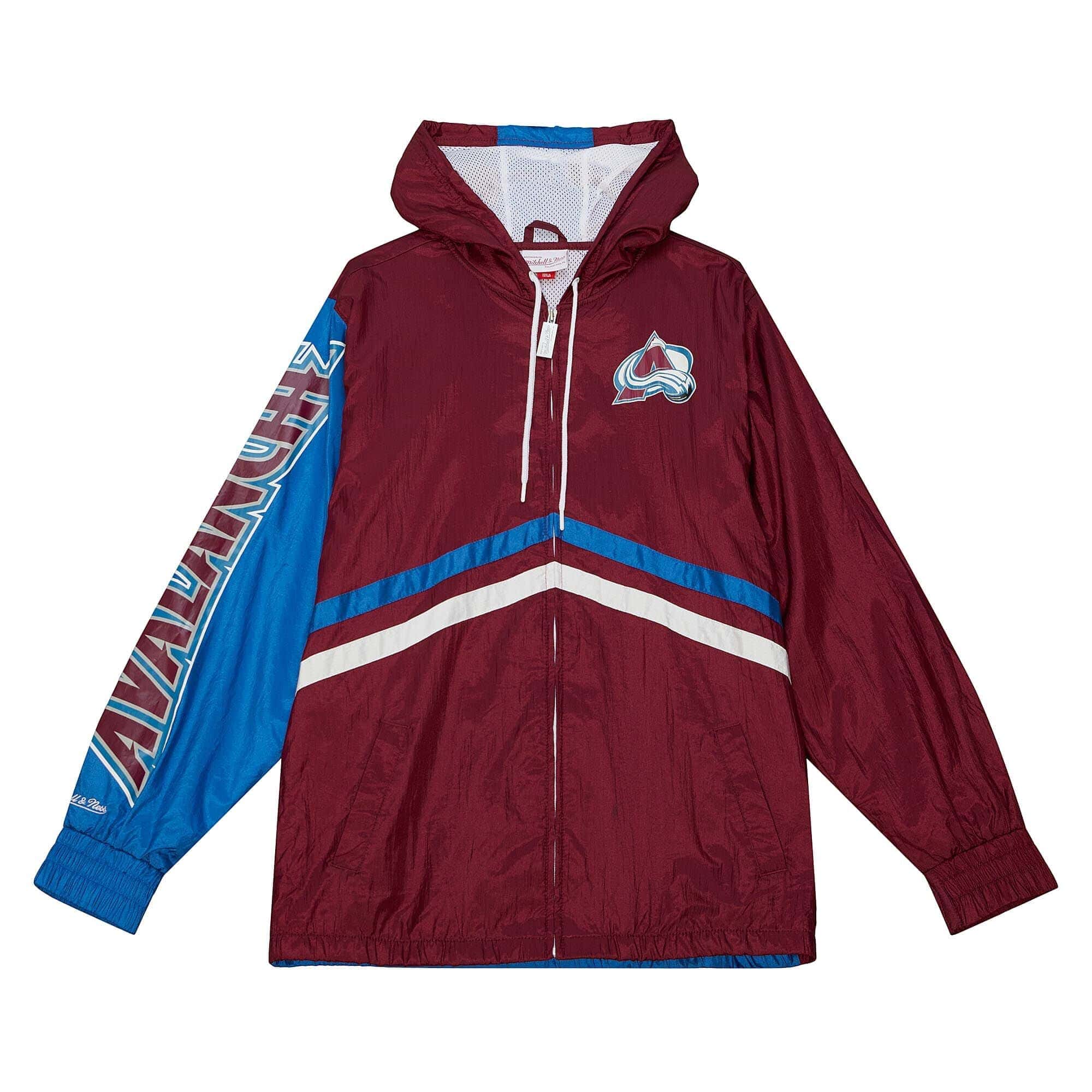 Colorado Avalanche Undeniable Mitchell & Ness NHL Windbreaker Jacket