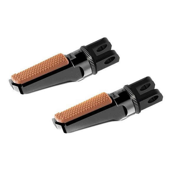 Puig RETRO Universal Footrest - BlackRef: 9189