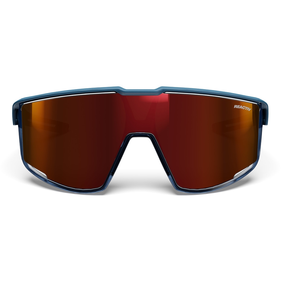 Julbo Fury Sunglasses - Blue/Translucent Blue - Reactiv 0-3 High Contrast