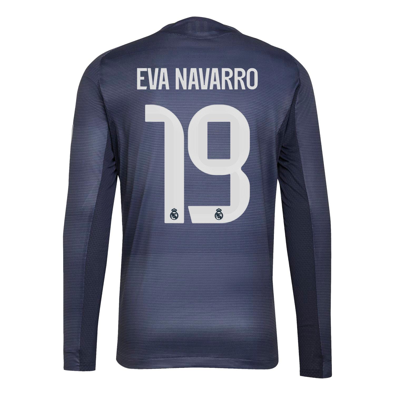 Mens Away Long Sleeve Authentic Shirt 25/26 Navy