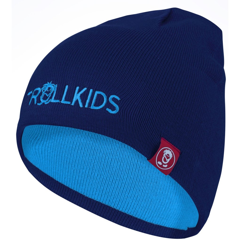 Trollkids Troll Beanie Kids - Navy/Medium Blue