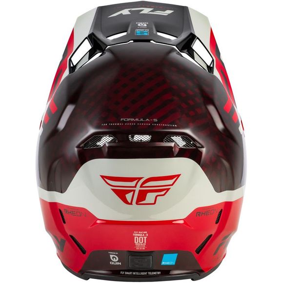 Fly FORMULA S cross helmet - CARBON BYTE 2026 - Black / RedRef: FL1774