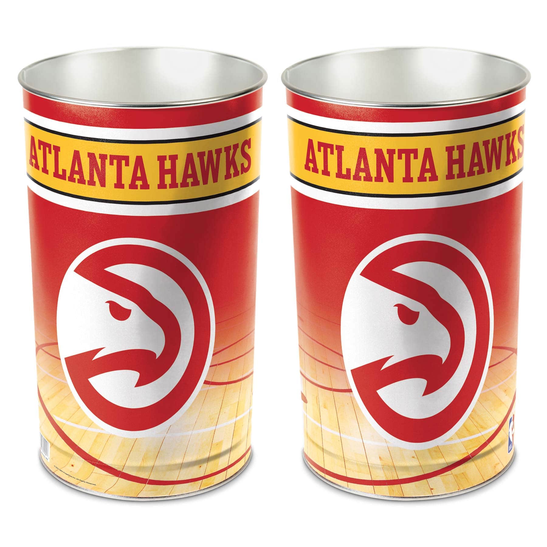 Atlanta Hawks WinCraft Metal NBA Wastebasket