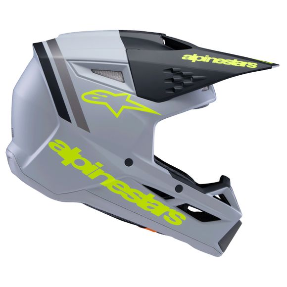 Casque cross Alpinestars SUPERTECH S-M3 - RADIUM - ENFANT - Gris / NoirRef : AP3392