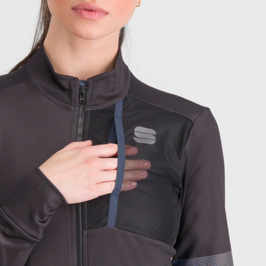 Sportful Supergiara Thermal Jersey Women - 002 Black