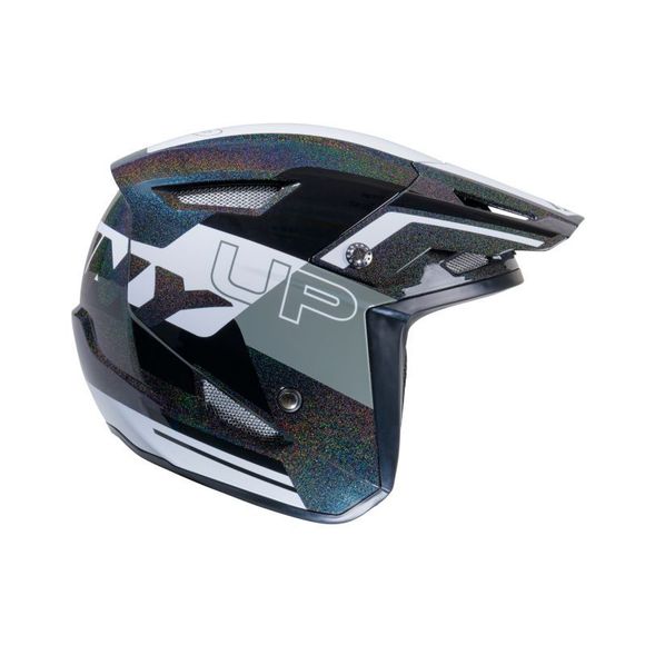 Kenny TRIAL UP GRAPHIC 2025 trials helmet - BlackRef: KE2286