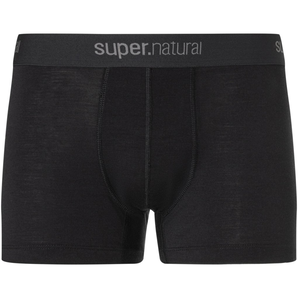 SUPER.NATURAL Tundra175 2-Pack Boxer Men - Jet Black/Jet Black
