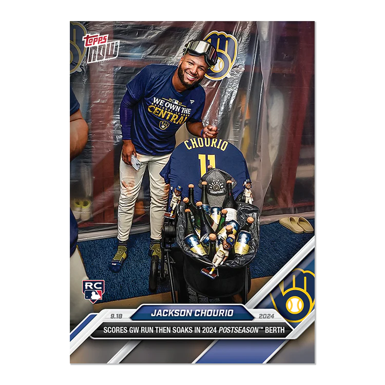 Jackson Chourio - 2024 MLB TOPPS NOW® Card 721