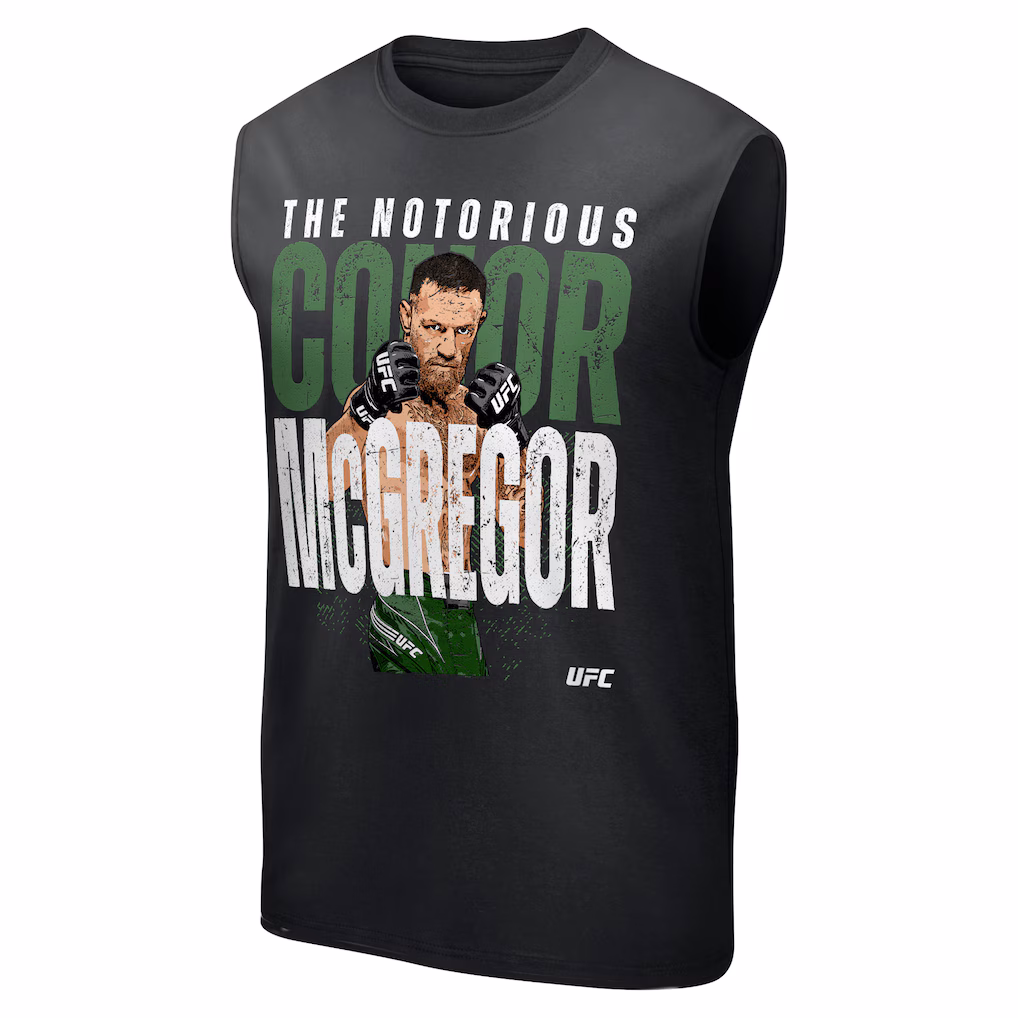 UFC Conor McGregor The Notorious Bold Tank - Black - Mens