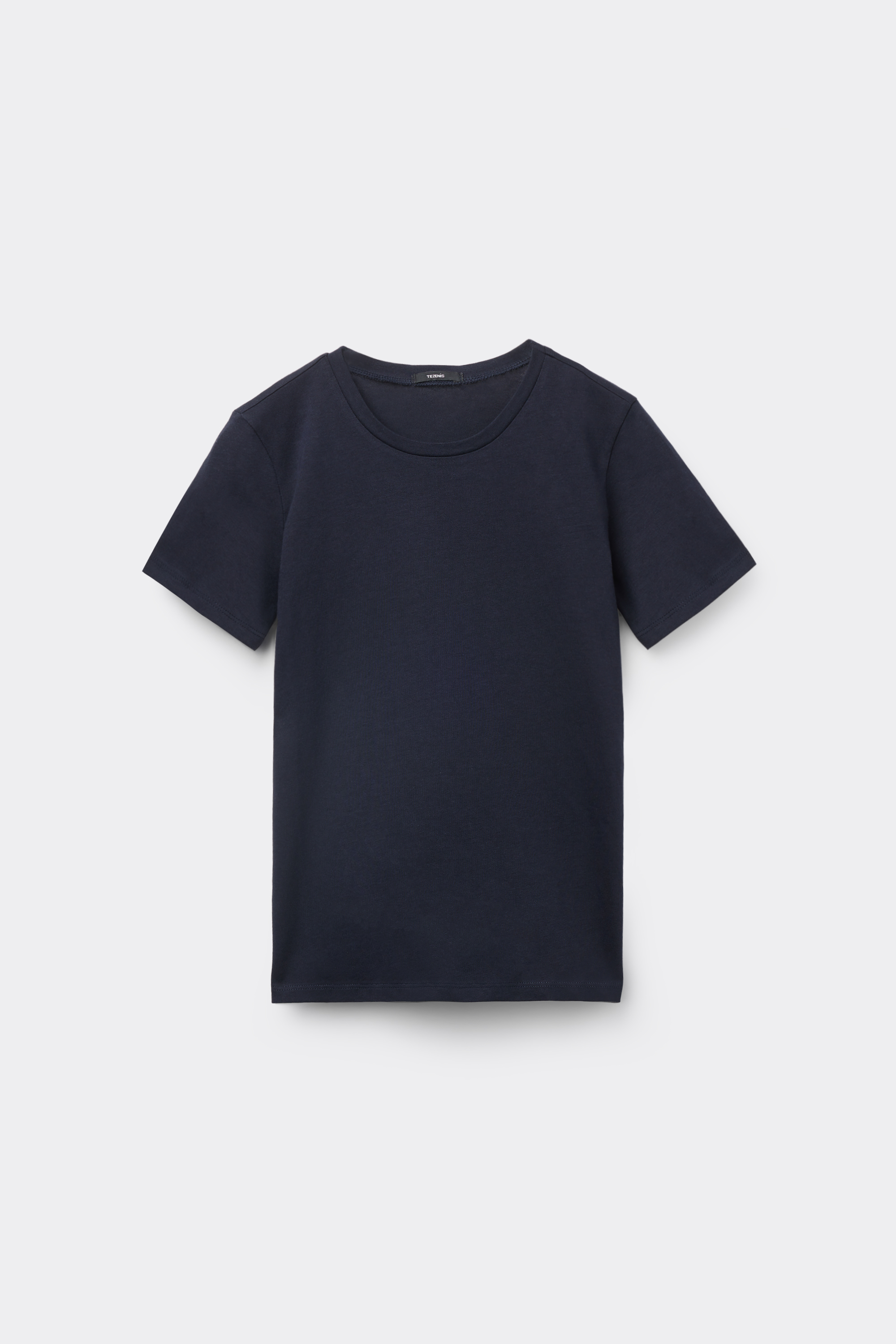Unisex Kids’ 100% Cotton Basic T-shirt with Rounded Neck