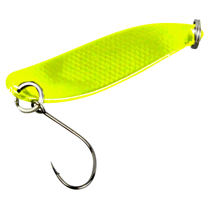 FTM Trout Spoon Hammer (3.2 g, Yellow\/Blue UV)