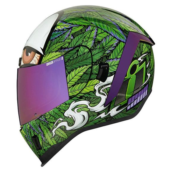Full Icon Airflite Helmet - Mind Rite - GreenRef: IC0744
