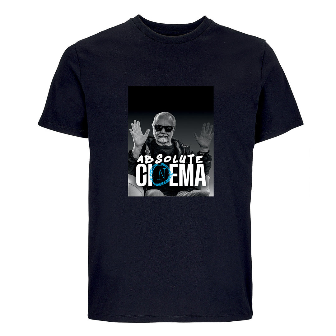 SSC Napoli Linea Admin Absolute Cinema Black T-Shirt