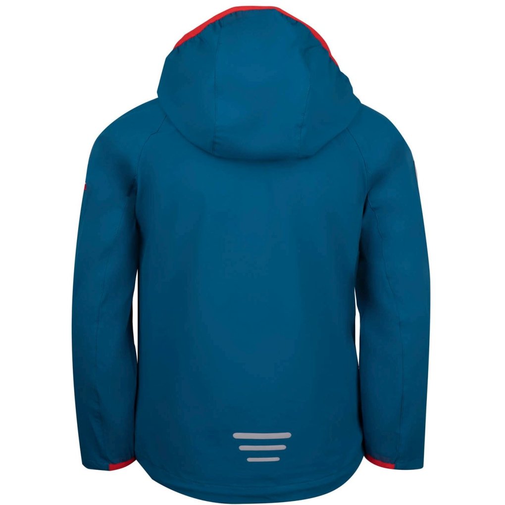 Trollkids Kvalvika Softshell Jacket Kids - Petrol/Lime