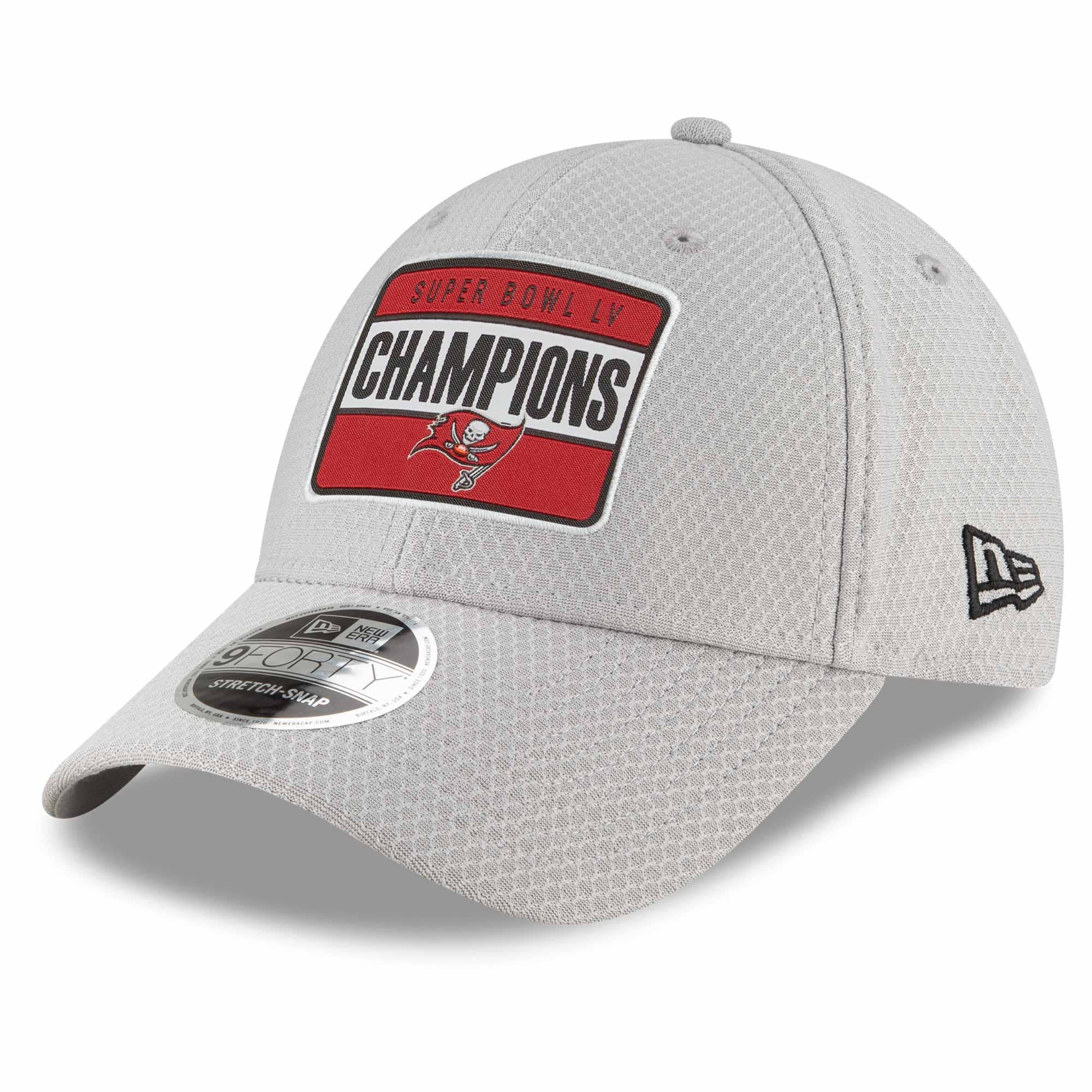 Tampa Bay Buccaneers Super Bowl LV Champions Parade Stretch-Snap 9FORTY NFL Cap