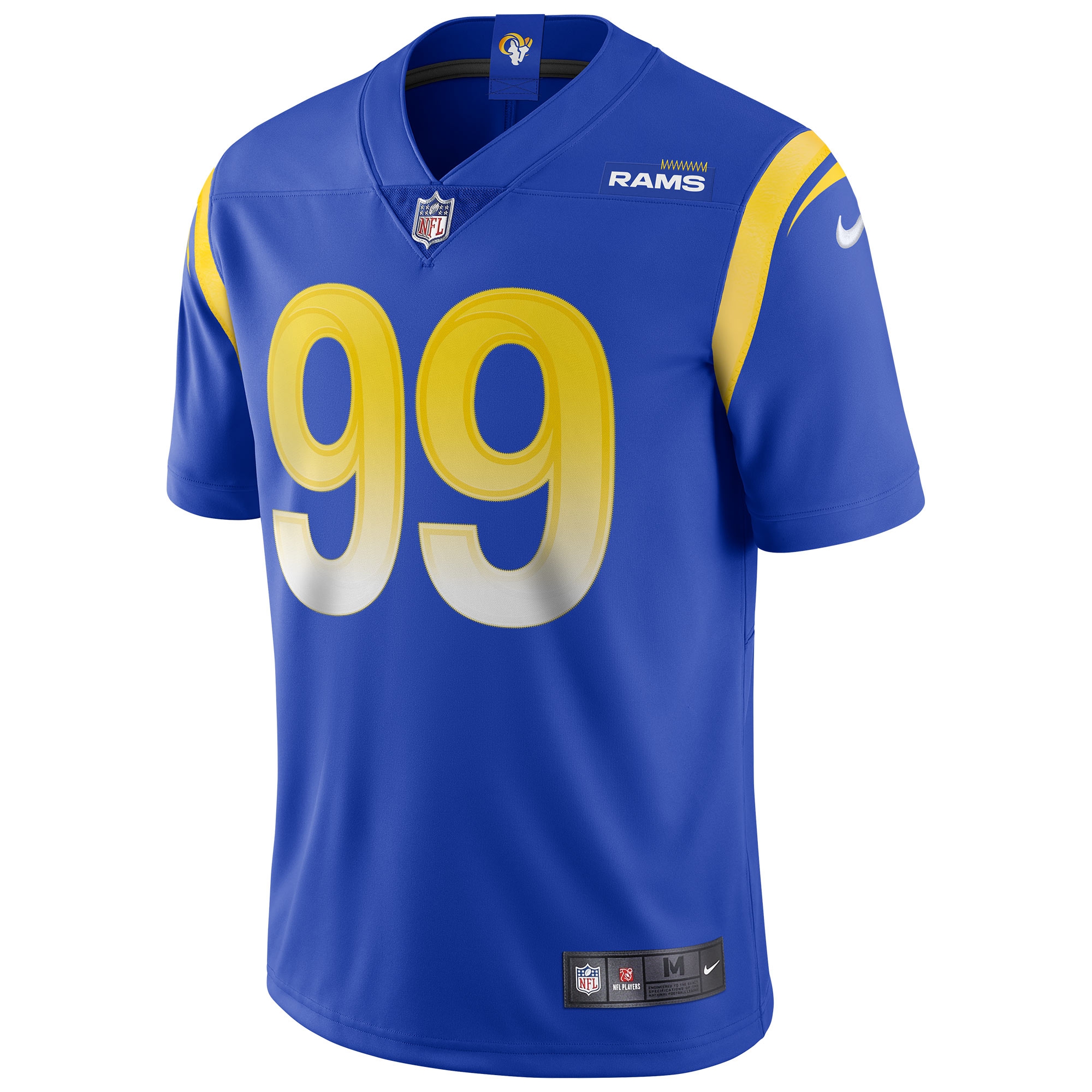 Aaron Donald #99 Los Angeles Rams Nike Vapor Limited NFL Jersey Blue