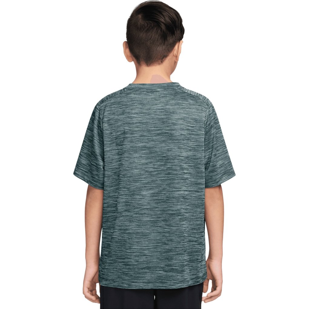 Nike Multi Dri-FIT Short-Sleeve Top Kids - mineral slate/smoke grey/white HJ3771-382