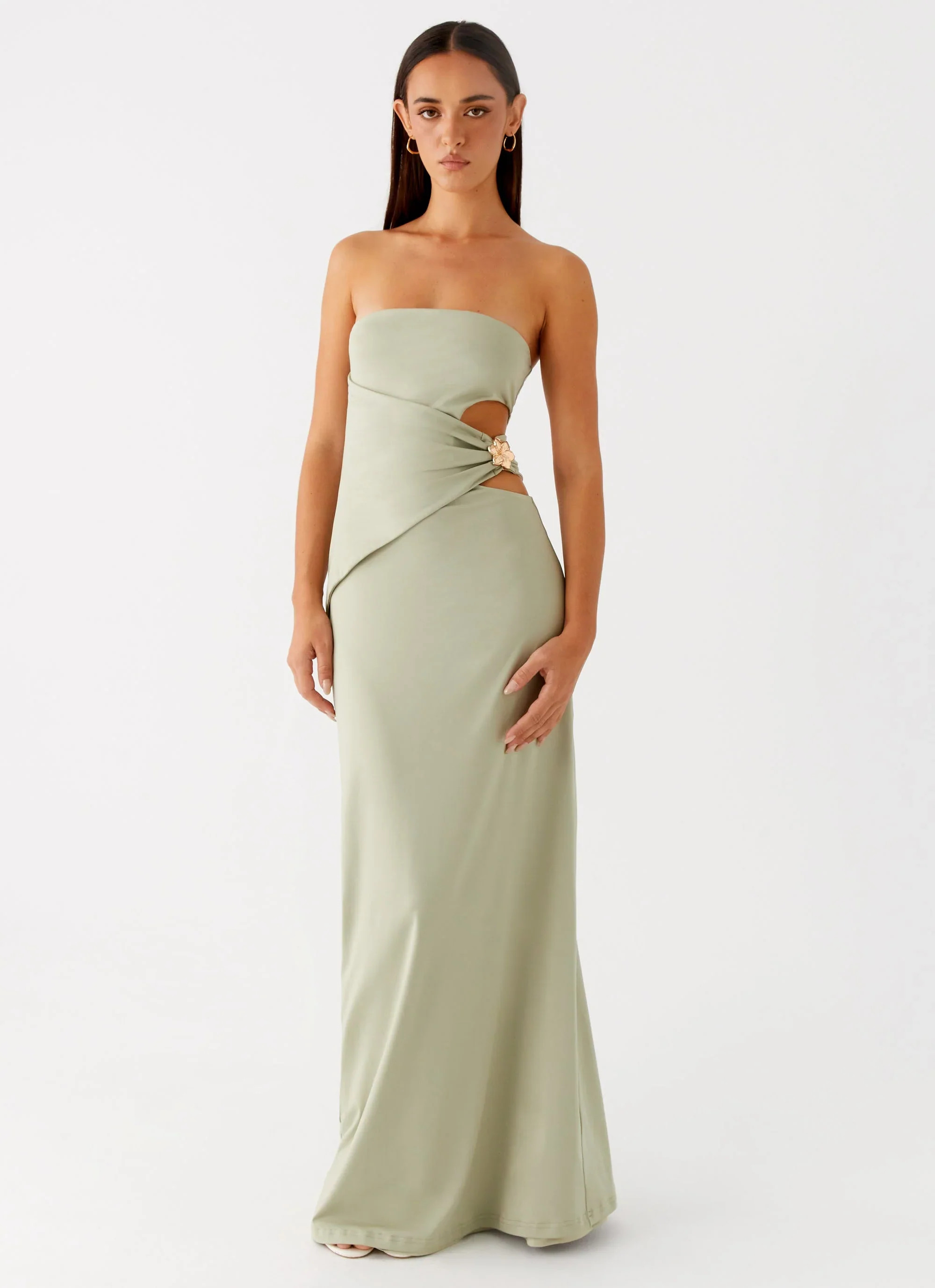 Anetta Maxi Dress - Sage