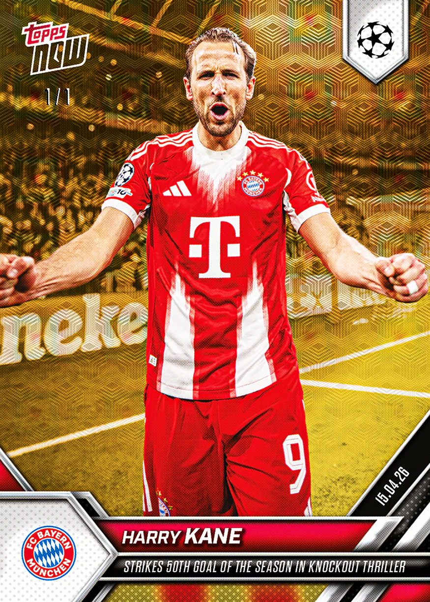 Harry Kane - 2025-26 UCL Topps NOW® - Card 124