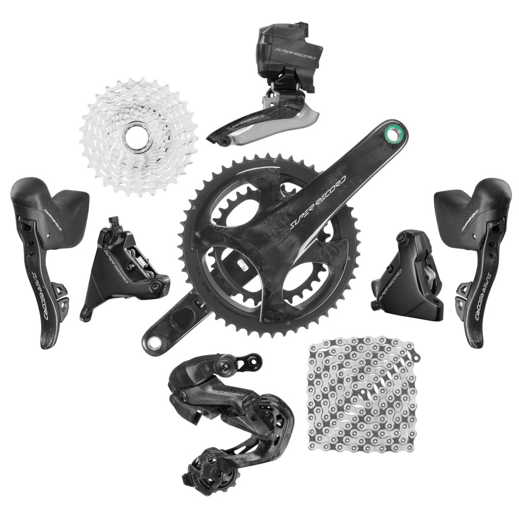 Campagnolo Super Record WRL Groupset 2x12-speed + Bora Ultra WTO 45 C23 DB Wheelset