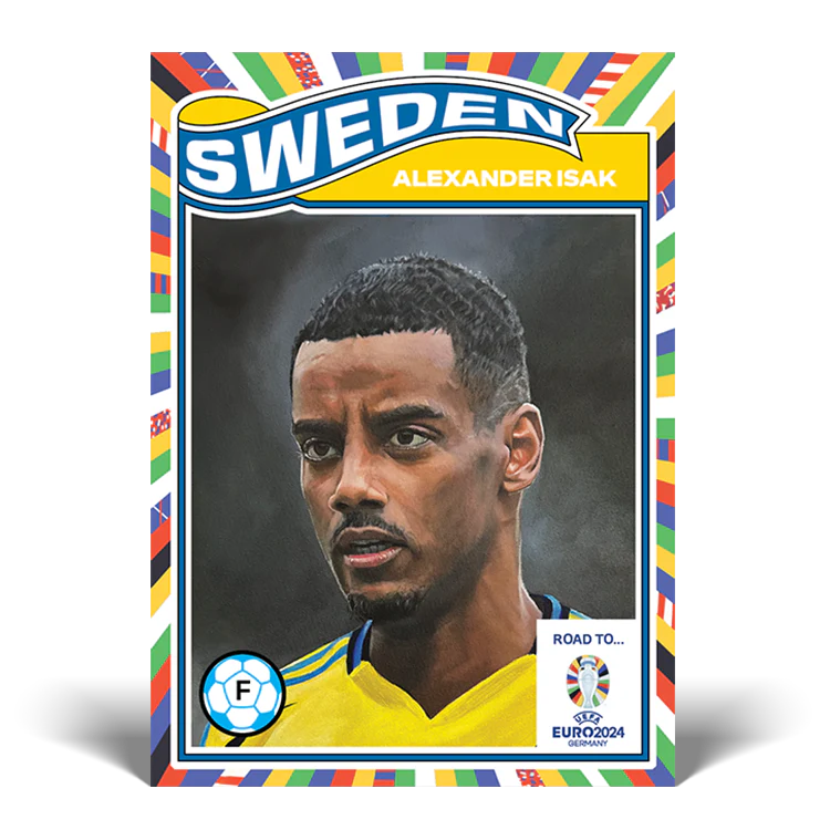 Road to UEFA EURO 2024 Living Set Card 2 - Alexander Isak