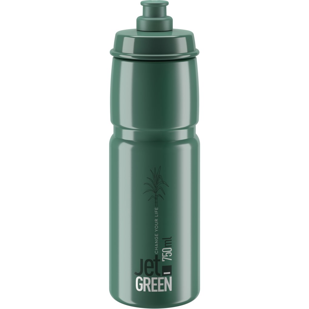 Elite Jet Sugar Cane Bottle 750ml - dark green-white