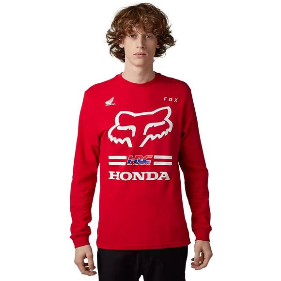 Fox HONDA Long Sleeve T-shirt - Black / RedRef: FX4009