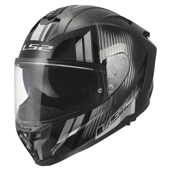 LS2 FF817 CHALLENGER II-NITRO Full-Face Helmet - Black / GreyRef: LS1260