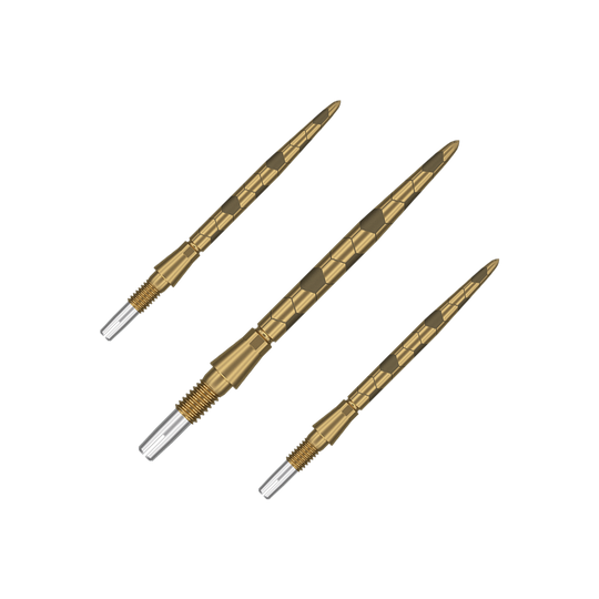 Target Swiss Storm Onyx Point Dart Tips - Gold