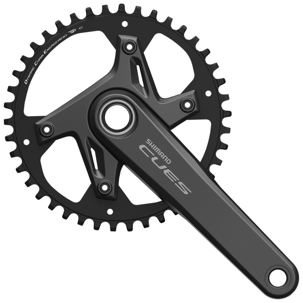 Shimano CUES FC-U6030-1 Crankset - 9/10/11-speed