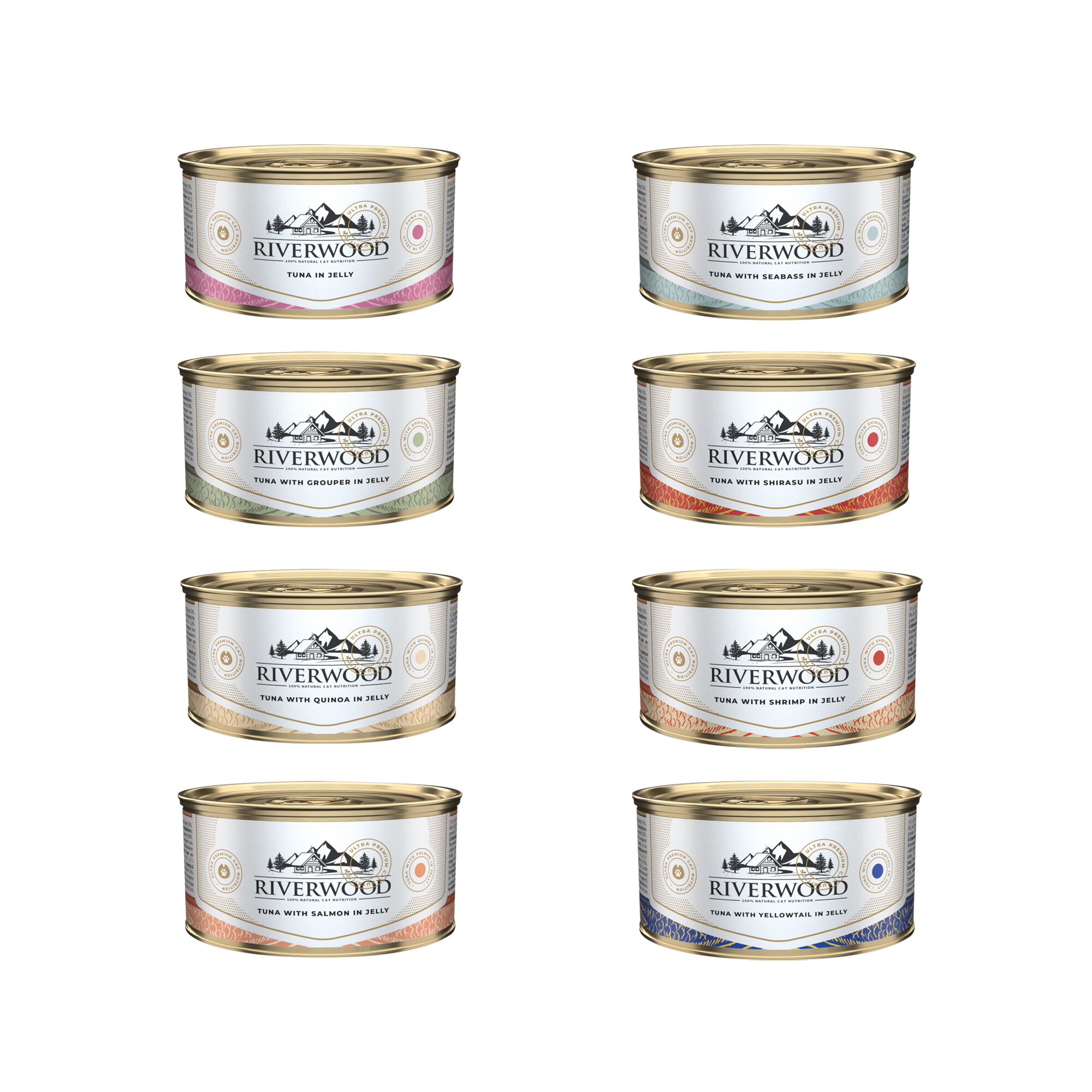 Riverwood Caviar for Cats - Tuna in Jelly - 24 x 85g