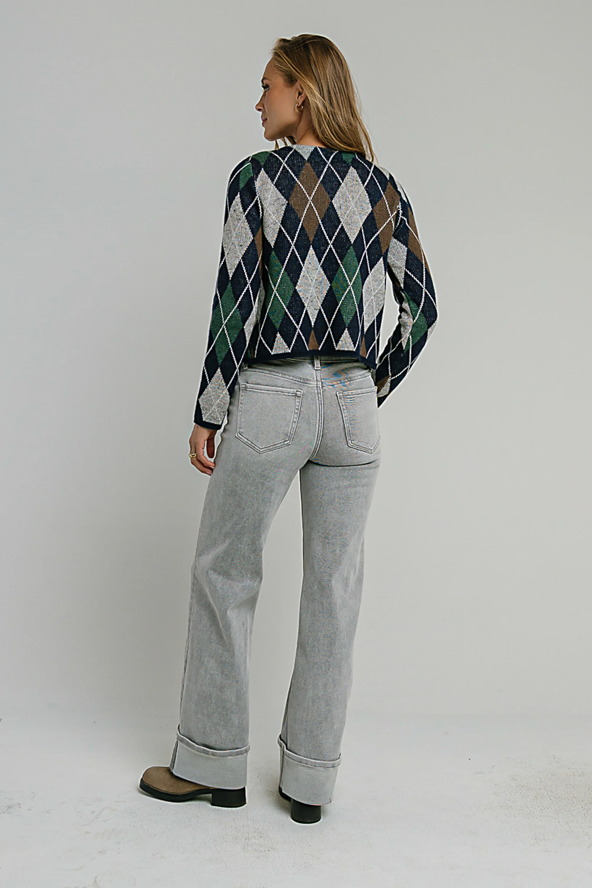 Vinnie Mid Rise Wide Leg Jeans