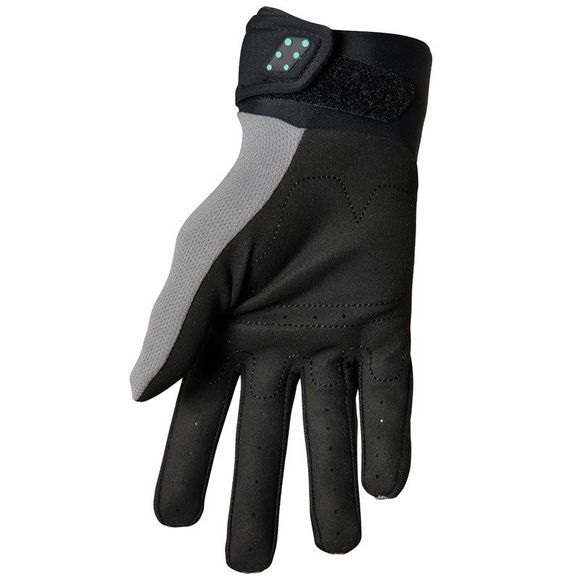 Thor SPECTRUM GRAY BLACK MINT 2024 cross gloves - GrayRef: TO2765