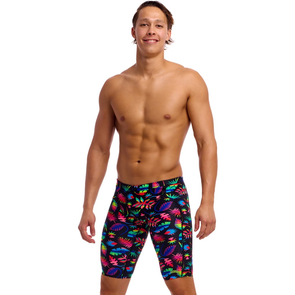 Funky Trunks Training Eco Swim Jammers Men - Lost Leaf