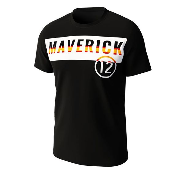 T-Shirt manches courtes Ixon MVK 25 - Noir / BlancRef : IX2155