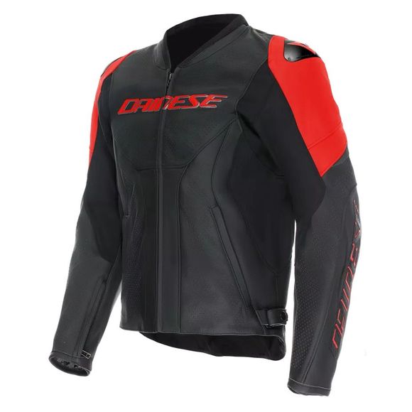 Dainese Racing 5 Perf Motorcycle Jacket - Black / RedRef: DN2177