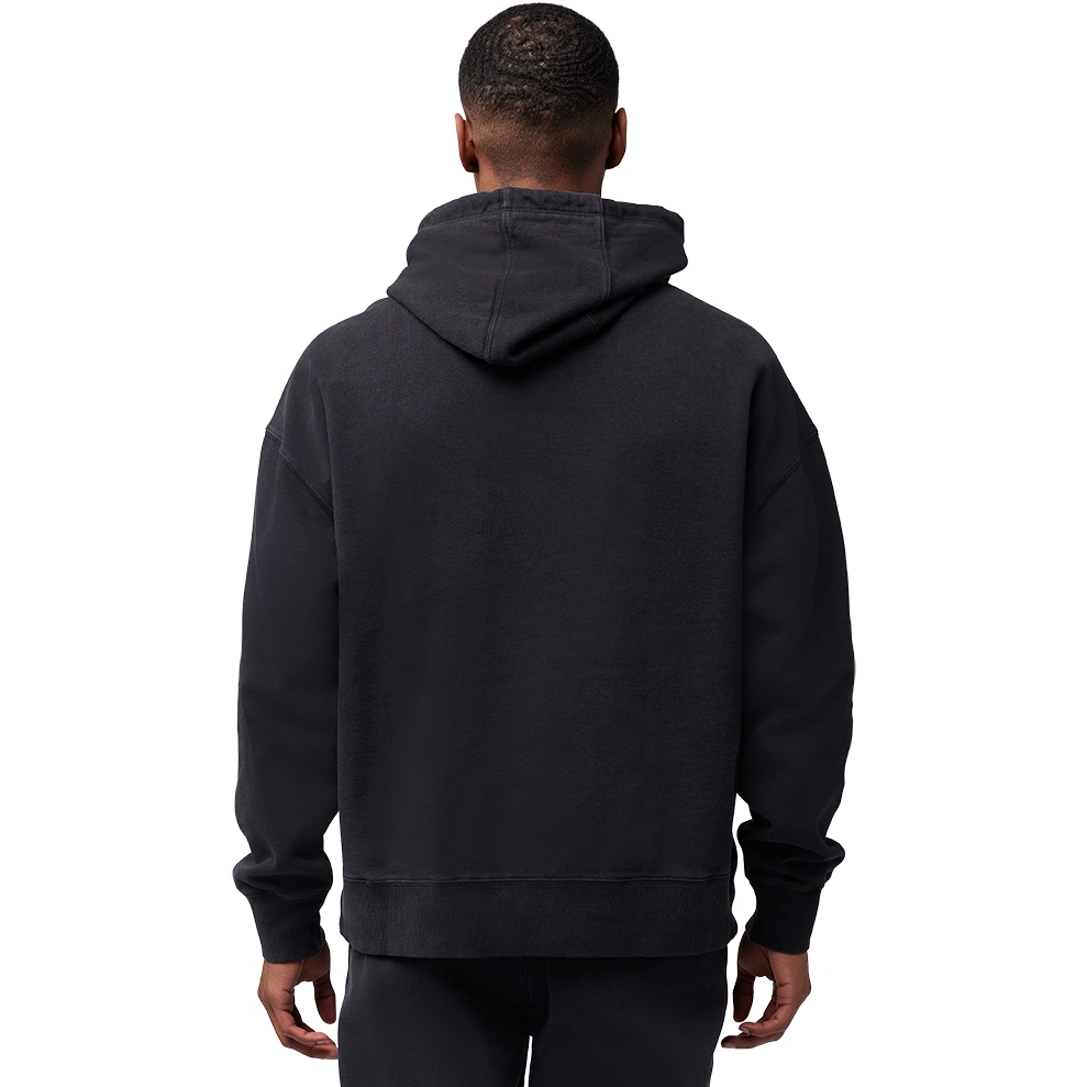 FOX Wordmark Oversized Fleece Hoodie Men - black