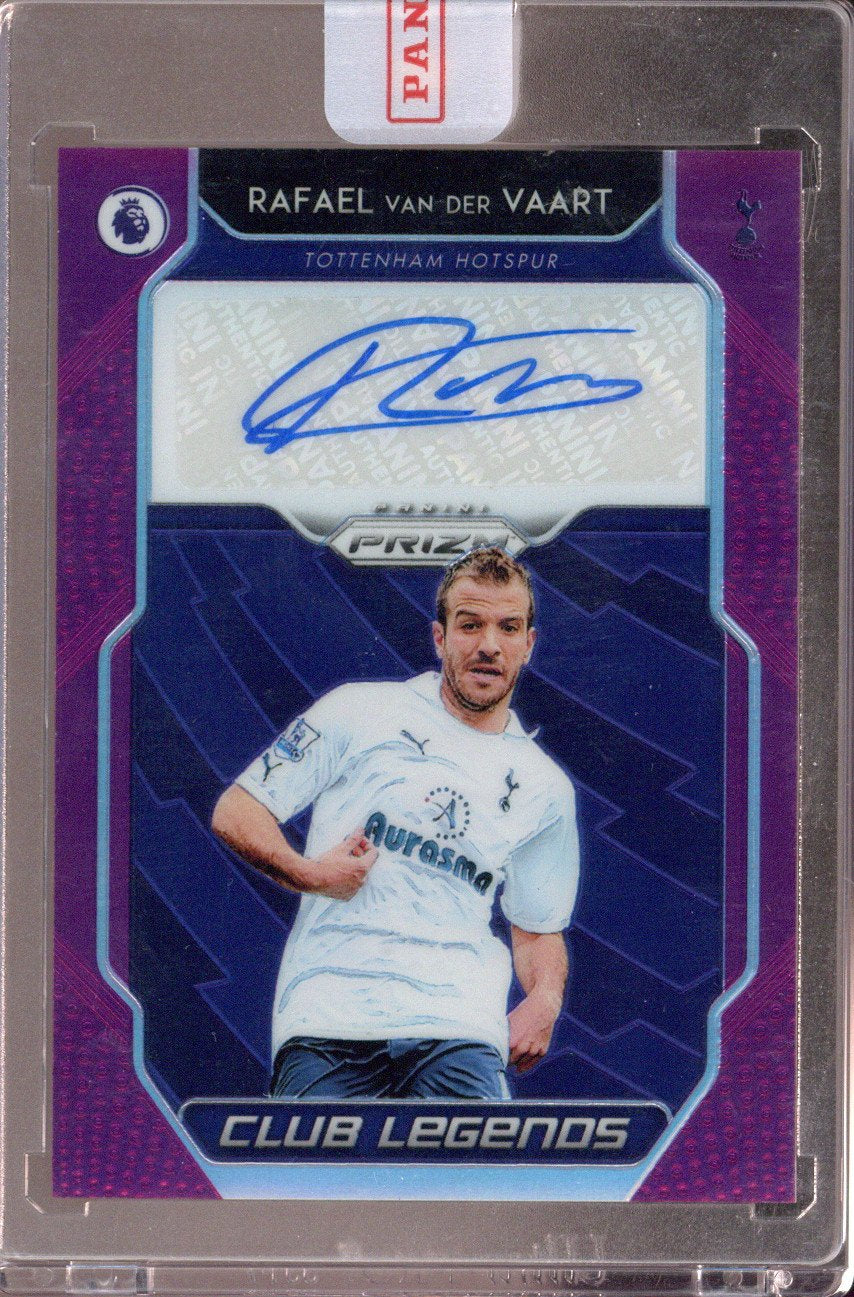 2019-20 Prizm EPL Rafael van der Vaart Legends Purple Prizm Auto #'d /50 SP
