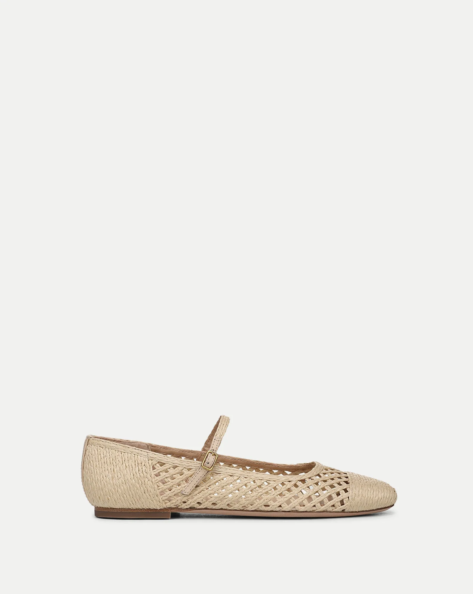 Ellie Raffia Flat