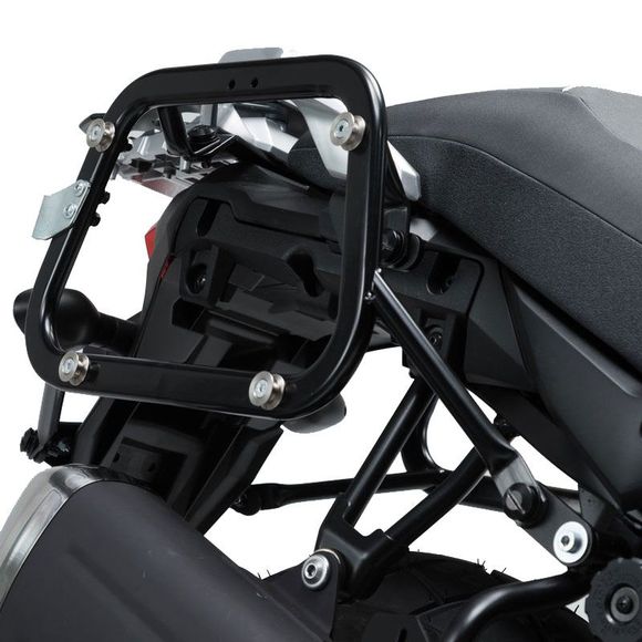 SW-MOTECH AERO ABS Suitcase WITH SUPPORT (2 x 25 Liters) - BlackRef: kft.05.876.60100/b / kft.05.876.60101/b