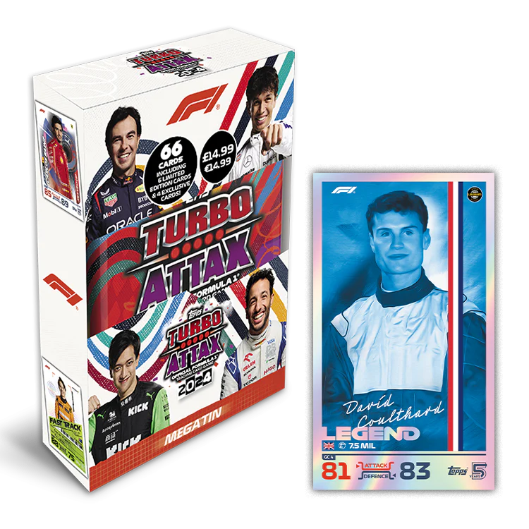 Formula 1 2024 Turbo Attax - Mega Tin Revved Up