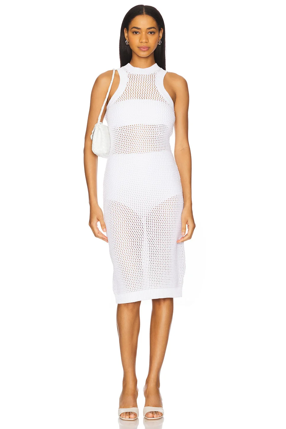 Netting Racer Tank Dress