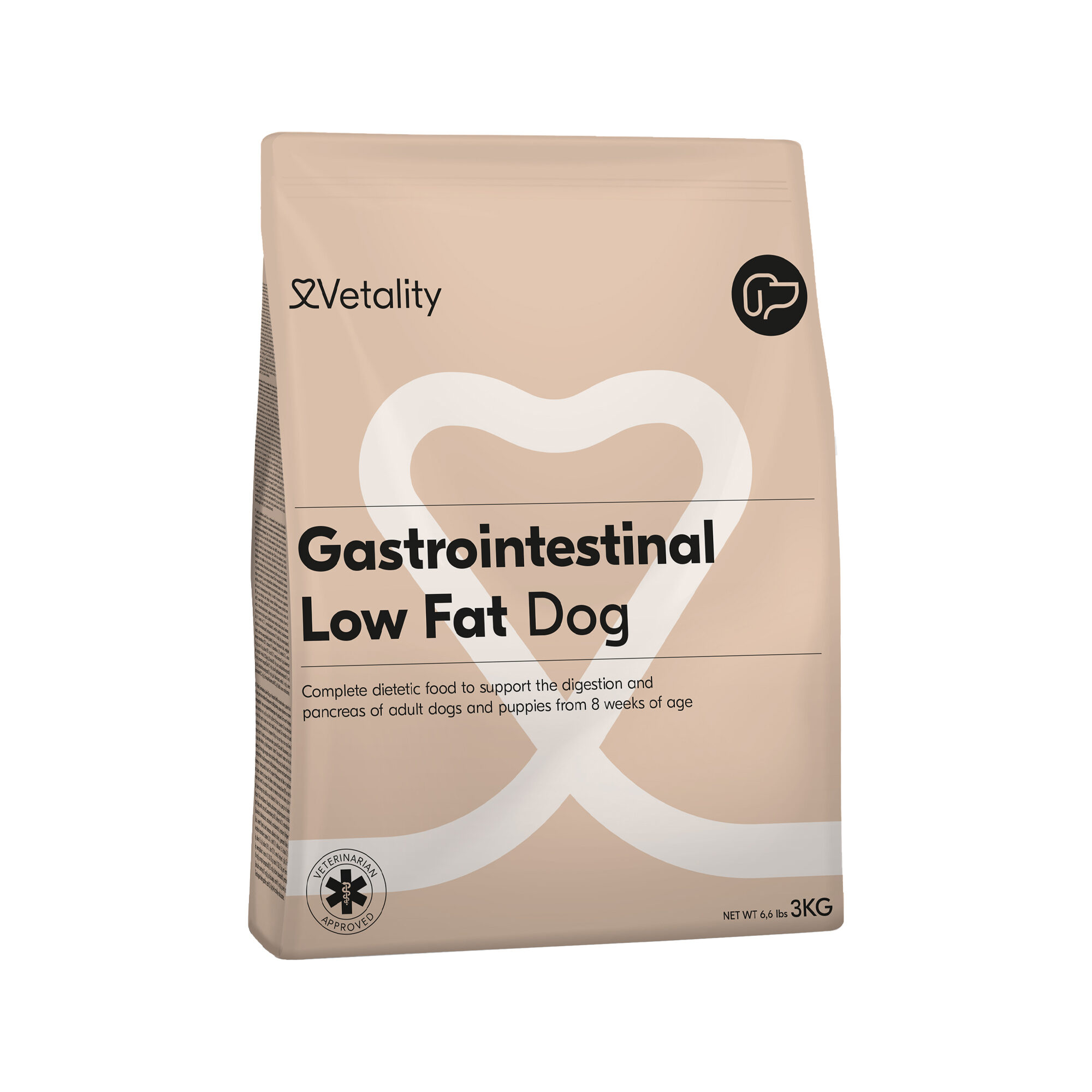 Vetality Gastrointestinal Low Fat Dog - 3kg