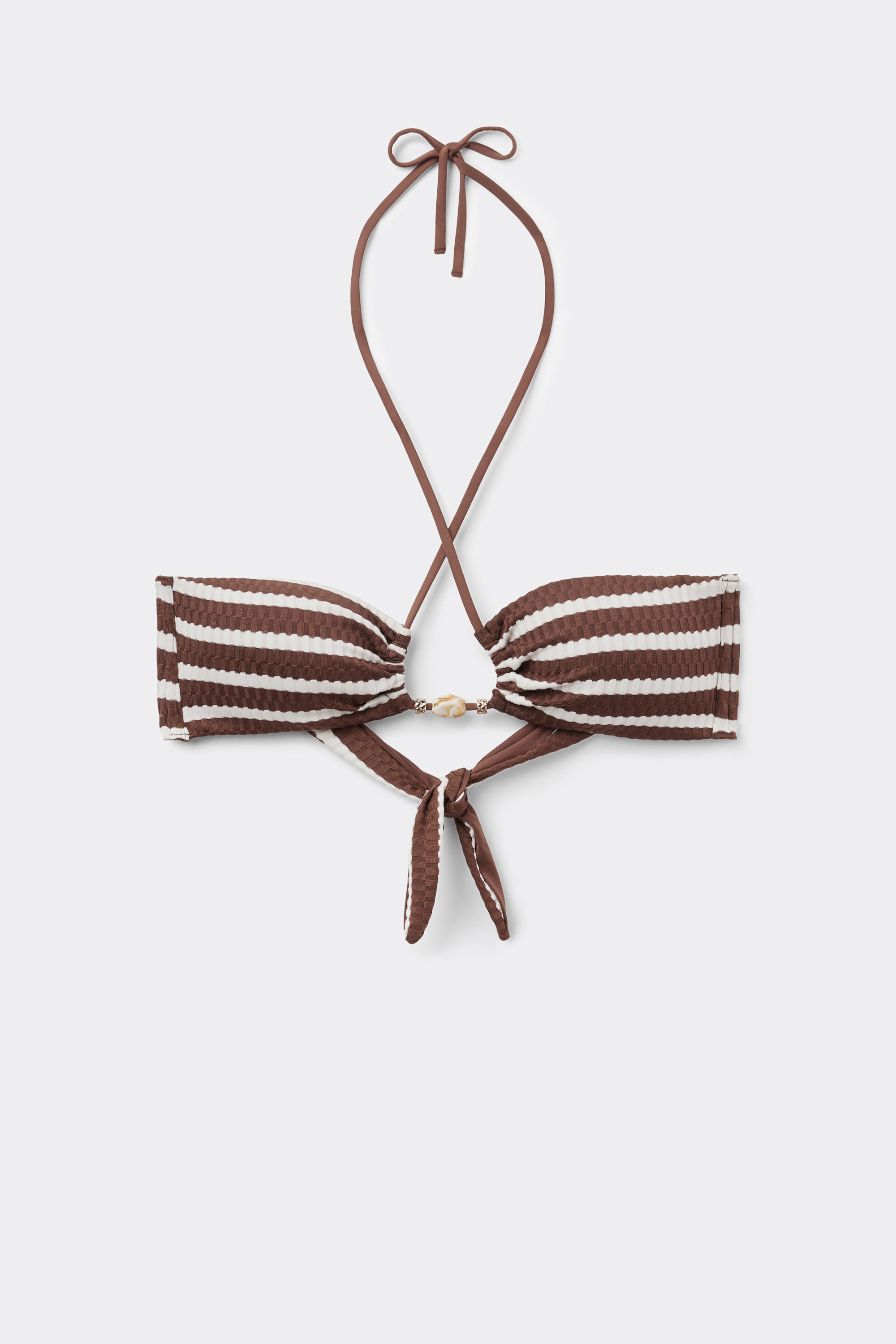 Desert Stripes Bikini Top with Removable Padding