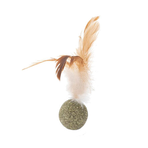 Beeztees Catnip Ball with Feathers