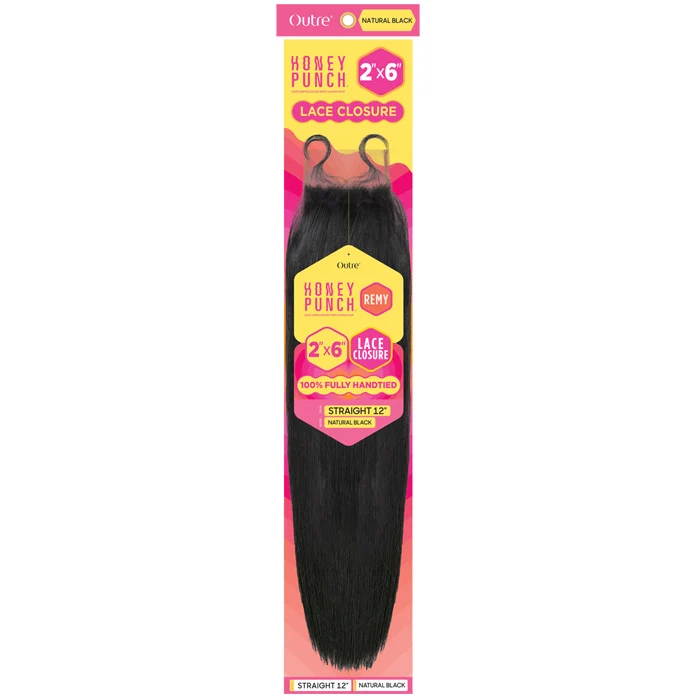 Outre Honey Punch 100% Unprocessed Remy Human Hair 2x6