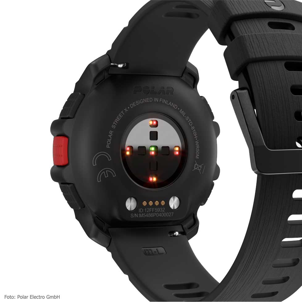 Polar Street X Sports Watch - Night Black
