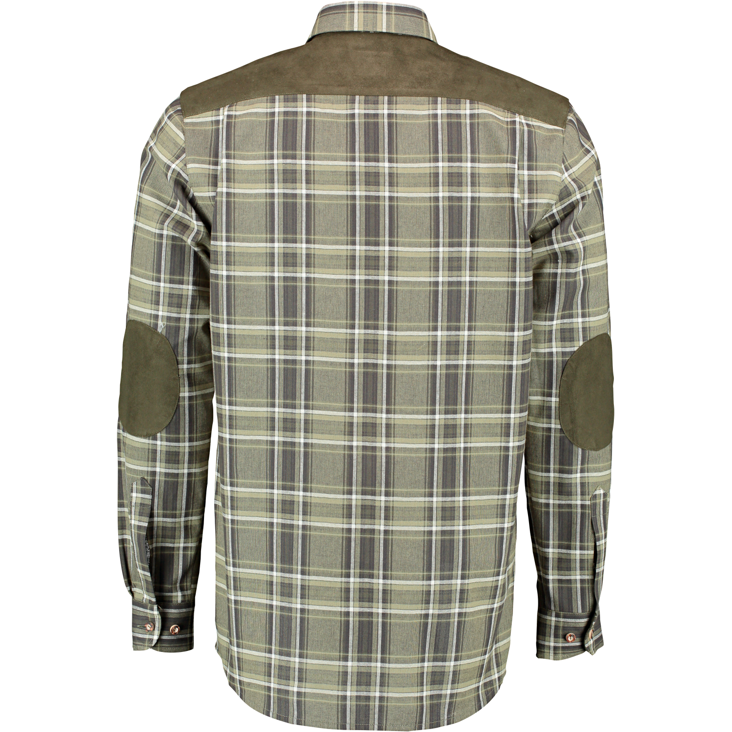 OS Trachten Gekka Shirt 1\/1 Sleeve Regular Fit Men (Olive)