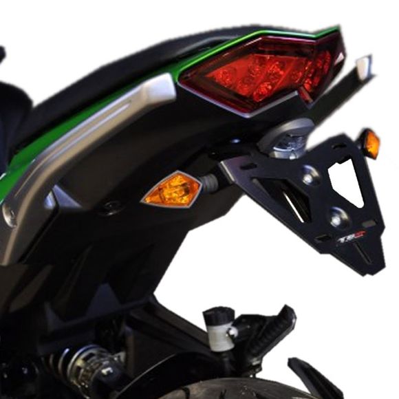 Top Block License Plate Mount KAWASAKI Z1000 SX - BlackRef: tb0223 / spek30