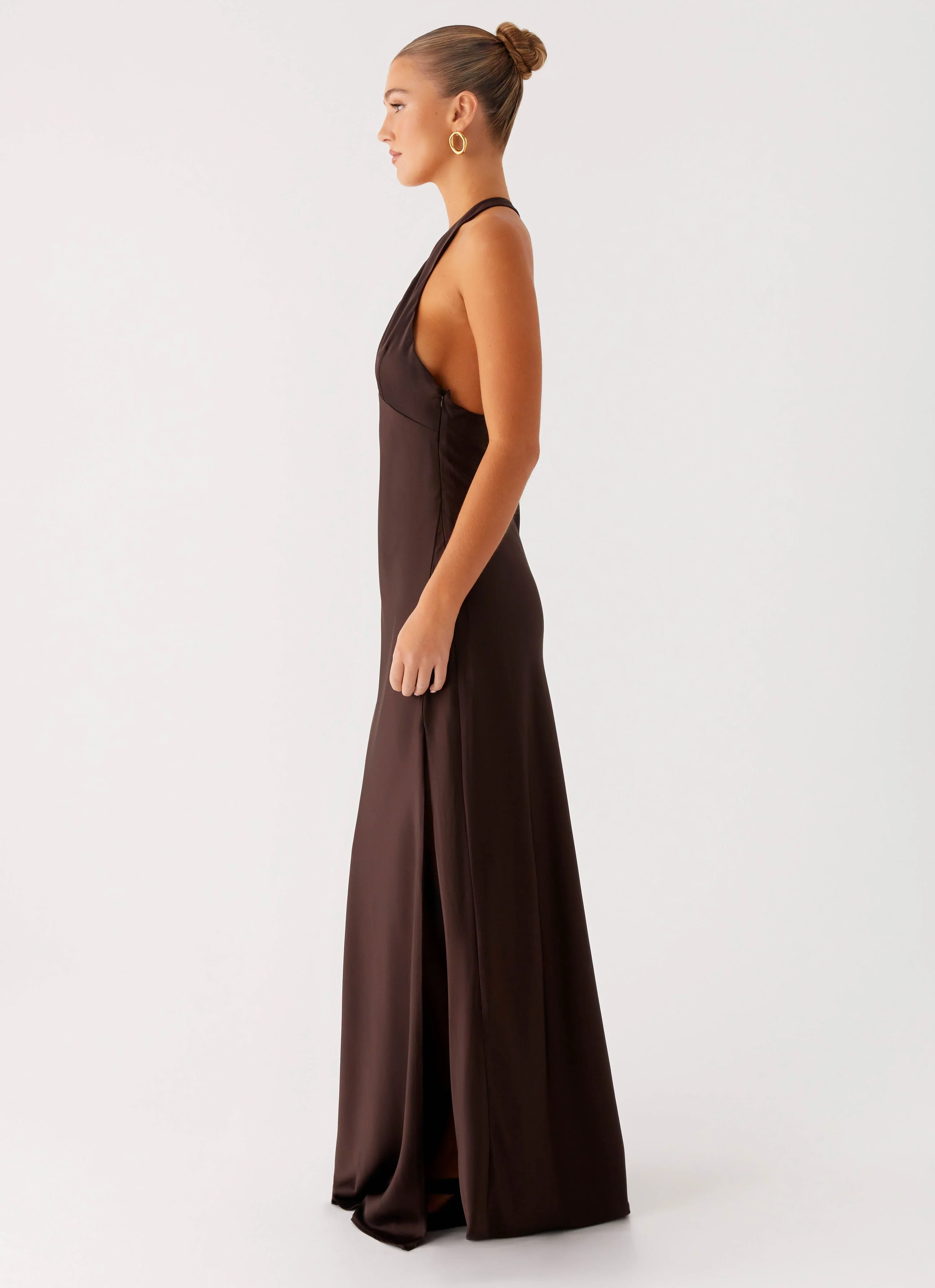 Angie Maxi Dress - Chocolate